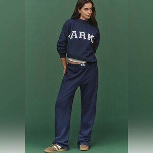 PARKE navy boxer sweatpants